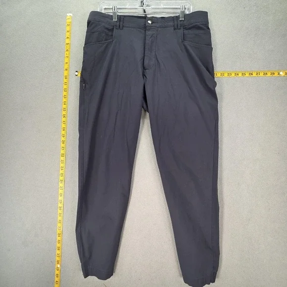 BYLT Jogger Pants Mens 34 Gray Ace Premium Basics Athletic Zip Pocket Stretch - Picture 1 of 16